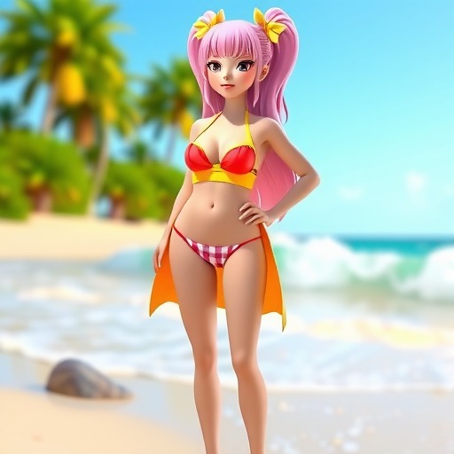 FREEing《害羞女友》火之浦奈奈花体服Ver.模型手办(图1)