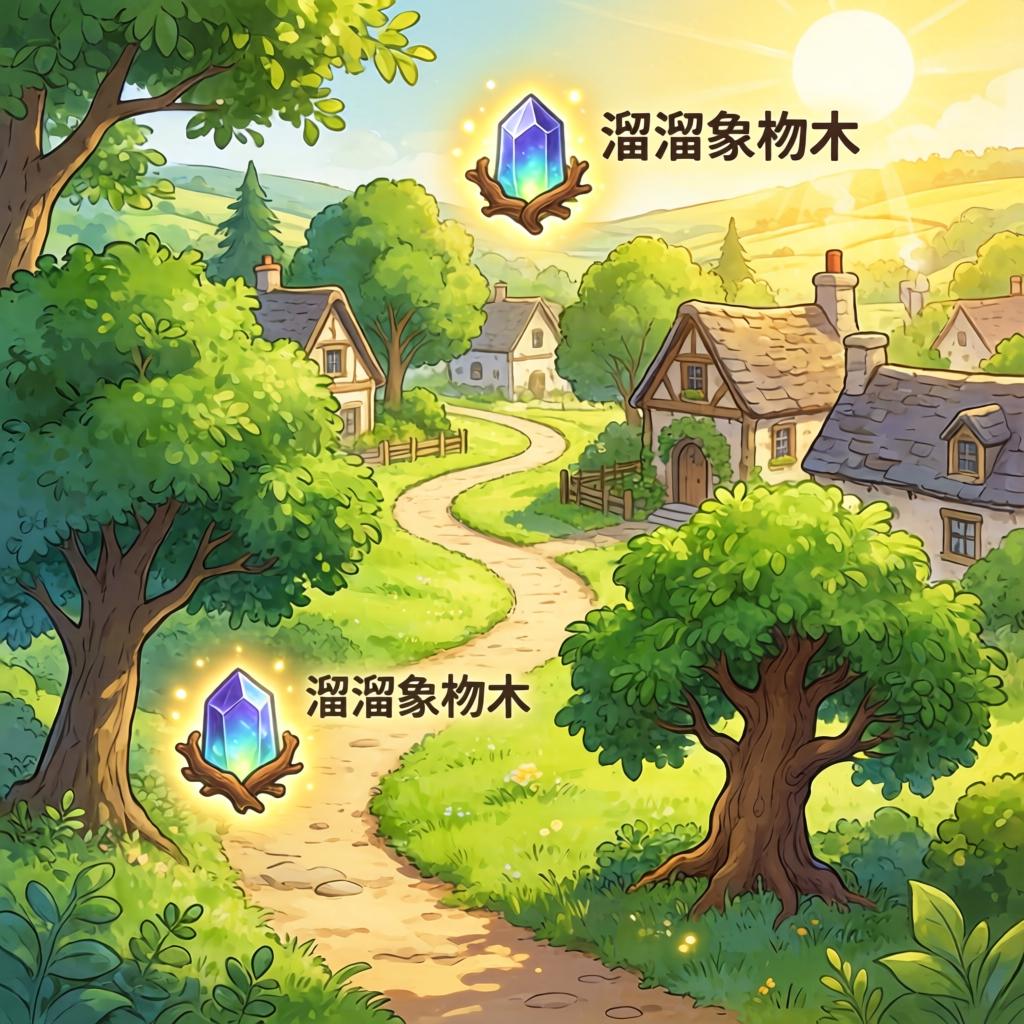 心动小镇今日萤石和溜溜橡木位置