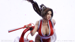 《拳皇98》版不知火舞最新雕像公开 性感无双背部压力巨大(图6)