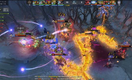 Ti9：《DOTA2》B组OG血洗NiP！欧洲内战精彩绝伦(图5)
