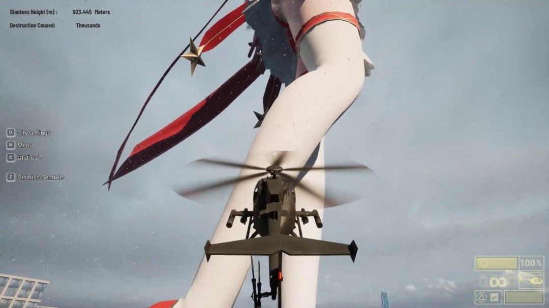 《女巨人游乐场》更新圣诞造型 白袜红高根践踏城市(图9)