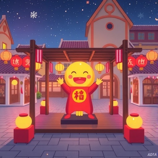 心动小镇【心动小镇】新展演吉祥娃娃和听雪