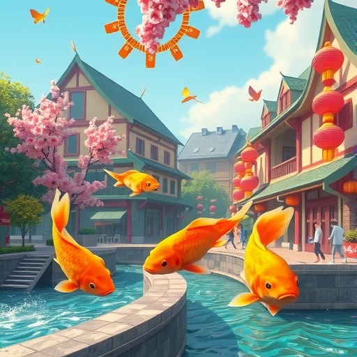 心动小镇心动小镇新春季金鸿鱼潮事件