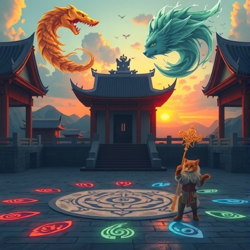 元旦萤火虫参展预告！肉鸽策略新作《风水喵将》好玩上头(图4)
