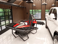 全球首款量产电动飞行摩托JetBike亮相CES 2026(图4)