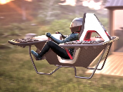 全球首款量产电动飞行摩托JetBike亮相CES 2026(图1)