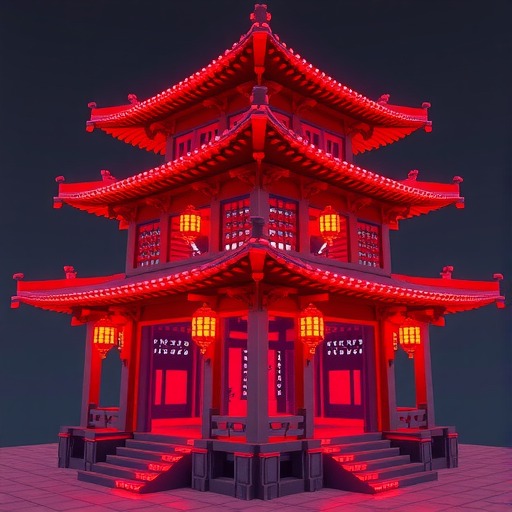 《我的世界》建筑大佬分享自制神作：中式赛博超惊艳! - Tanyitan情报局