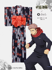 动画《咒术回战》与和服品牌ふりふ合作浴衣发售(图1)
