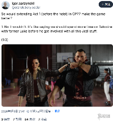 《赛博朋克2077》总监辩护：杰克很棒但并非故事核心(图2)