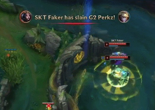 S9：G2 VS SKT SKT酒桶亚索神配合破G2 扳回一局(图3)