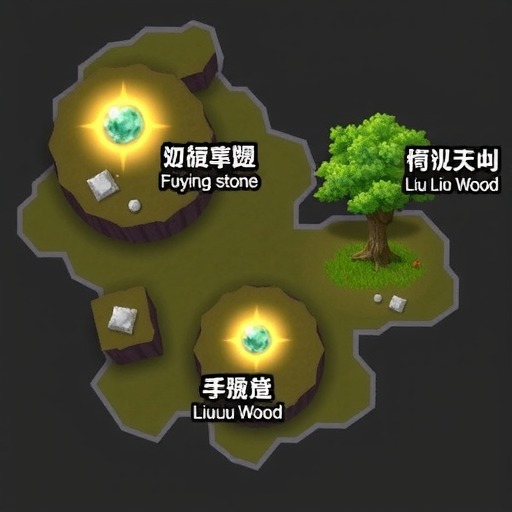 心动小镇1月18号萤石和溜溜木位置(图1)