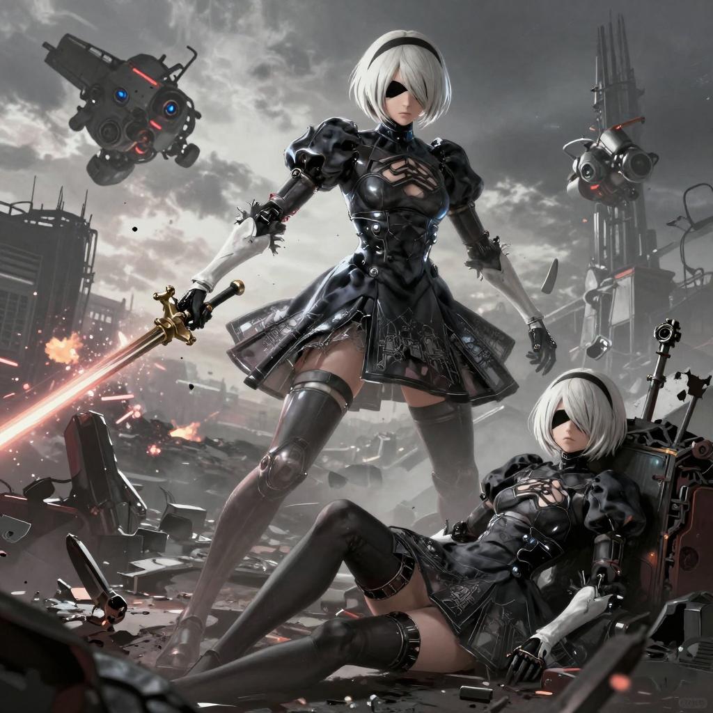 《尼尔:机械纪元》英文版和日文版中的2B竟有性格差异(图3)