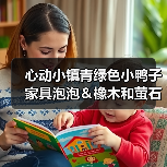 心动小镇青绿色小鸭子家具泡泡＆橡木和萤石点位(图2)