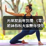 光荣发新年贺图 《零》姐妹恭祝大家新年快乐(图2)