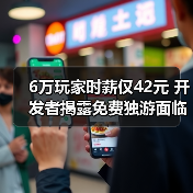 6万玩家时薪仅42元 开发者揭露免费独游面临变现困局 - Tanyitan情报局