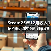 Steam25年12月收入16亿美元破纪录 领衔超越疫情期(图3)