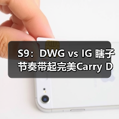 S9：DWG vs IG 瞎子节奏带起完美Carry DWG双杀iG(图2)