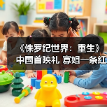 《侏罗纪世界：重生》中国首映礼 寡姐一条红裙性感亮相 - Tanyitan情报局