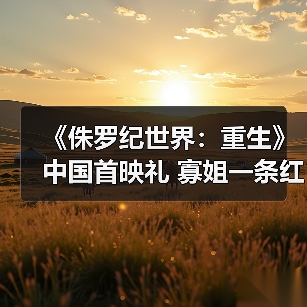 《侏罗纪世界：重生》中国首映礼 寡姐一条红裙性感亮相(图3)