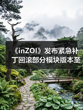 《inZOI》发布紧急补丁回滚部分模块版本至10月份(图3)