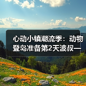 心动小镇潮流季：动物登岛准备第2天波叔—