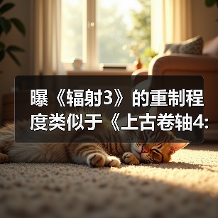 曝《辐射3》的重制程度类似于《上古卷轴4:重制版》(图4)