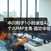 中川翔子1小时速绘42个JUMP主角 画功令观者惊叹(图3)