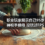 职业玩家展示自己95岁神枪手祖母 没玩过FPS但瞄准天赋惊人(图2)