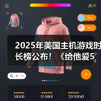 2025年美国主机游戏时长榜公布！《给他