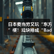 日本麦当劳又玩“东方”梗！鸡块排成“Ba