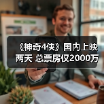 《神奇4侠》国内上映两天 总票房仅2000万元(图3) 《神奇4侠》国内上映两天 总票房仅2000万元(图3)