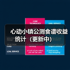 心动小镇公测食谱收益统计(更新中)(图2) 心动小镇公测食谱收益统计(更新中)(图2)