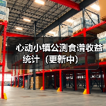心动小镇公测食谱收益统计（更新中）