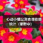 心动小镇公测食谱收益统计(更新中)(图4) 心动小镇公测食谱收益统计(更新中)(图4)