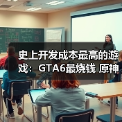 史上开发成本最高的游戏：GTA6最烧钱 