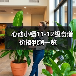 心动小镇11-12级食谱价格利润一览(图1)