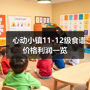 心动小镇11-12级食谱价格利润一览(图2)