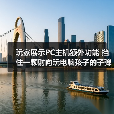 玩家展示PC主机额外功能 挡住一颗射向玩电脑孩子的子弹(图3)