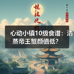 心动小镇10级食谱：清蒸帝王蟹颜值低？(图2)