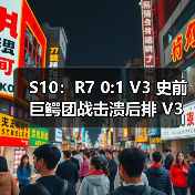 S10：R7 0:1 V3 史前巨鳄团战击溃后排 V3拿下首胜！(图2)