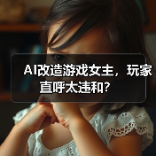 AI改造游戏女主,玩家直呼太违和?(图4) AI改造游戏女主,玩家直呼太违和?(图4)