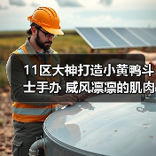 11区大神打造小黄鸭斗士手办 威风凛凛的肌肉猛男！(图2)