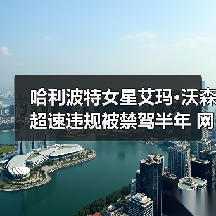 哈利波特女星艾玛·沃森超速违规被禁驾半年 网友调侃(图3)