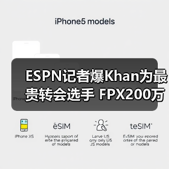 ESPN记者爆Khan为最贵转会选手 FPX200万美金签下(图1)