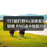 TES前打野Xx深夜发文怒喷 RNG走A怪就只能打LDL！(图1)