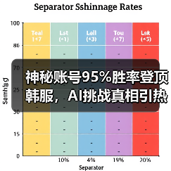 神秘账号95%胜率登顶韩服，AI挑战真相