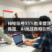 神秘账号95%胜率登顶韩服，AI挑战真相引热议(图4)