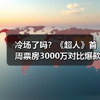 冷场了吗？《超人》首周票房3000万对比