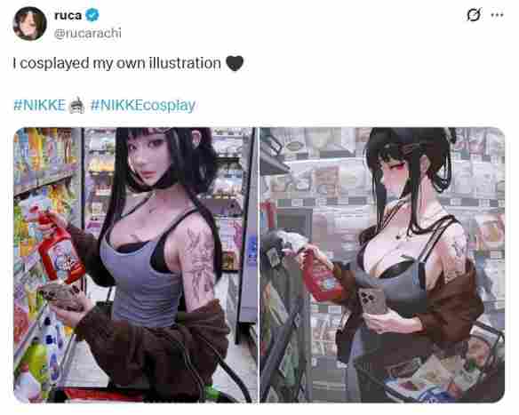 一个比一个性感！女画师“COS自己画的角色”掀起风潮(图6)