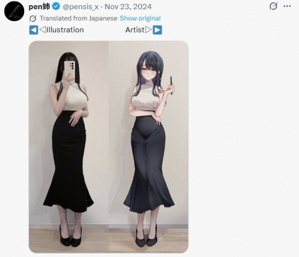 一个比一个性感！女画师“COS自己画的角色”掀起风潮(图8)